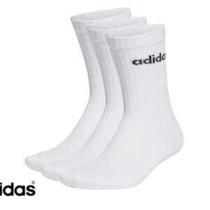 גרביי ספורט אדידס ADIDAS LINEAR CREW CUSHIONED SOCKS 3P
