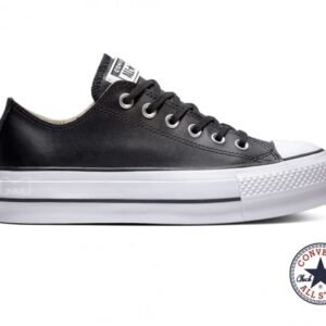 נעלי אולסטאר פלטפורמה עור CONVERSE ALL STAR LIFT OX