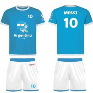 חליפת כדורגל מסי לילדים ונוער מונדיאל WORLD CUP ARGENTINA MESSI